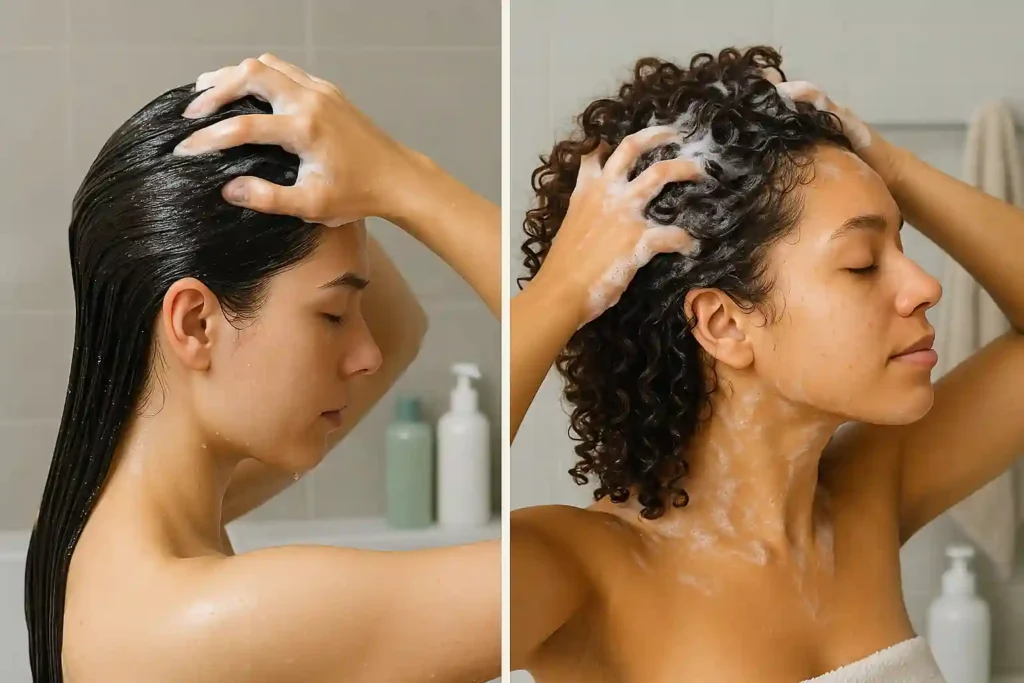 Hair washing