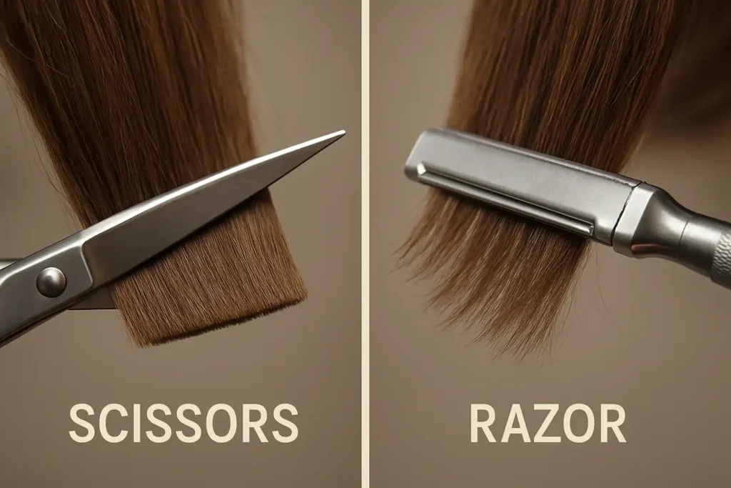 Scissors vs razors