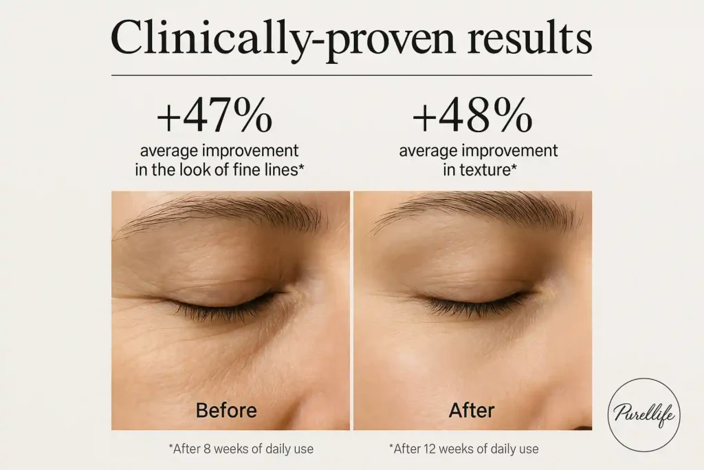 Neutrogena Rapid Wrinkle Repair before and after