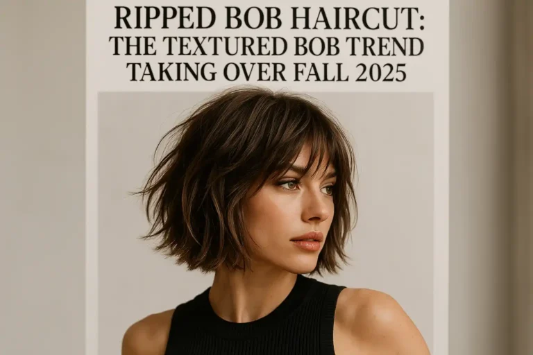 Ripped Bob Haircut