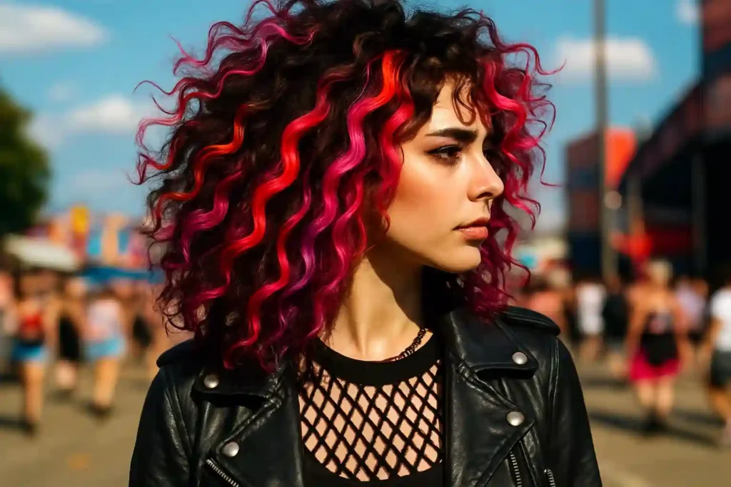 High-Contrast Calico hair