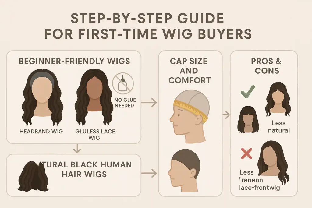 how to wear human hair wigs