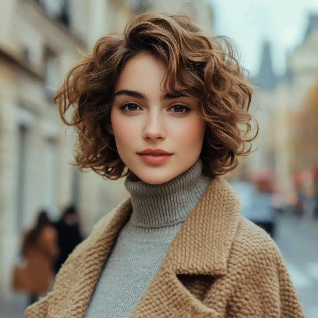 Layered Short Curls